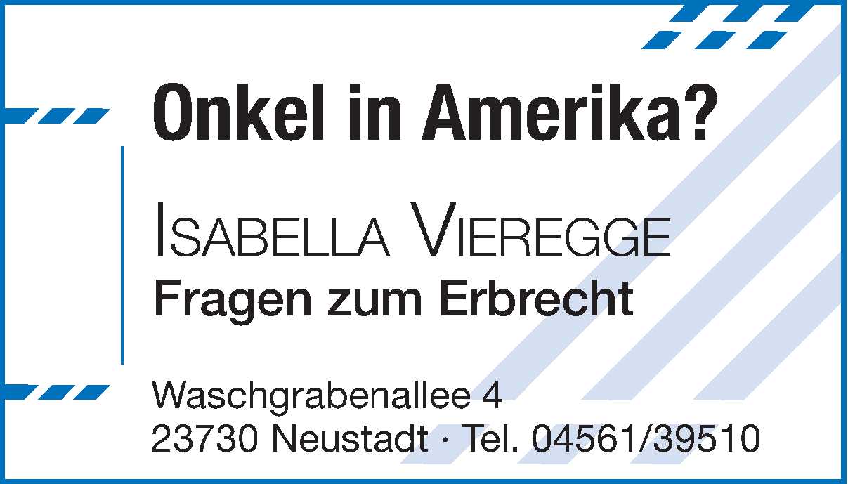 Onkel in Amerika? /RA Vieregge