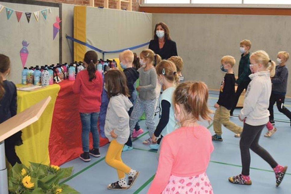 Bei den Trinkflaschen hieß es, schnell zu sein, um sein Lieblingsmotiv zu bekommen