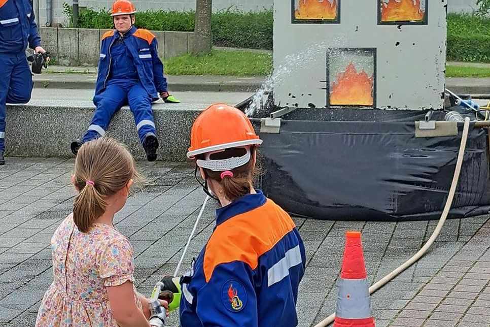 Zahlreiche Mitmachaktionen sorgen auf dem Cathrinplatz für Spaß.