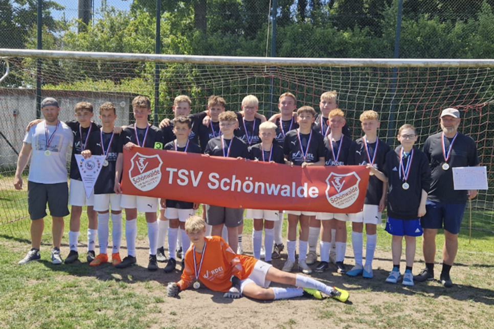 C-Jugend der SG Schönwalde/Hansühn.