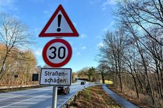 Bis zum Sommer wird es wohl noch dauern, bis das Tempolimit aufgehoben und die Straße repariert wird.