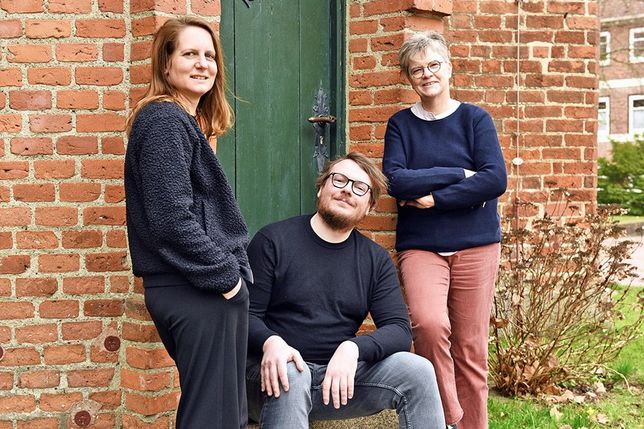 Lena Sonntag, Christoph Liedtke und Antje Wissemann (v.li.) ergänzen sich bestens und freuen sich über das Zusammenwirken.