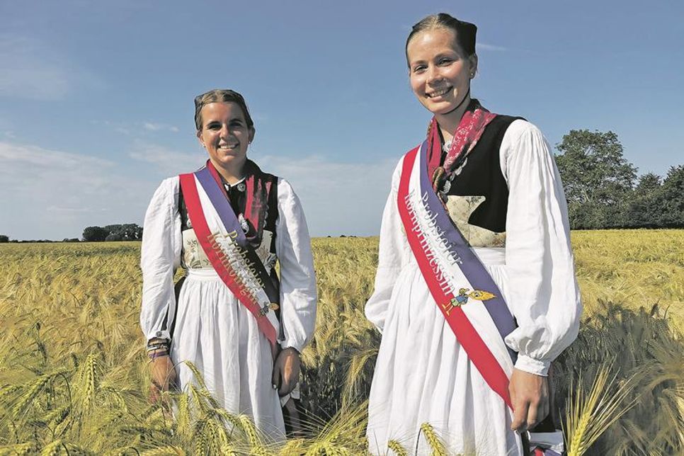 Die Kornmajestäten präsentieren die Probstei bei offiziellen Anlässen.