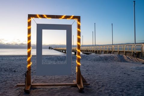 „Koffer packen, Küste tauschen und feststellen, dass die andere Küste mindestens genauso schön ist“, lautet das Motto zum Küstentausch. (Foto: Tourismus-Service Grömitz)