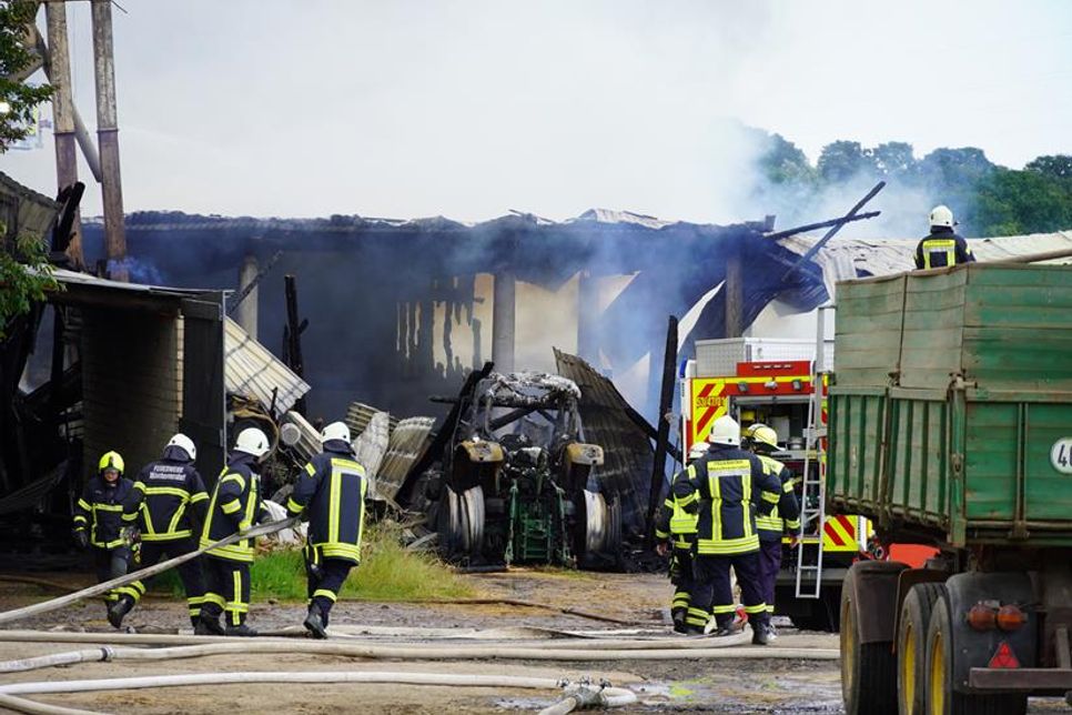 Die Einsatzkräfte hatten das Feuer schnell unter Kontrolle - verletzt wurde niemand.