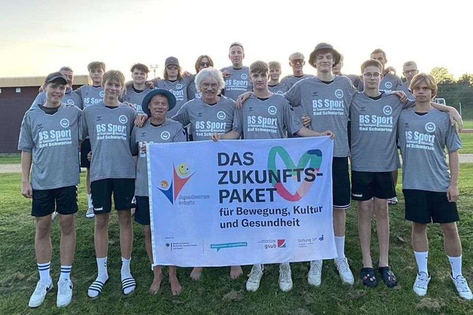 Ermöglicht wurde das Handball-Camp-Wochenende unter anderem durch die Förderung aus dem „Zukunftspaket“.