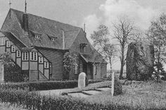 Das ehemalige Gildehaus als erste Heikendorfer Kirche, um 1924.