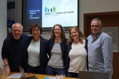 Der Vorstand mit Mano Salokat, Beatrix Spiegel, Sabine Stryga, Birte Anika Schröder und Richard Dippel (v. lks.).