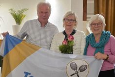 Vorsitzender Dirk Weber-Klüver, Gaby Höpfner und Ingrid Löhr (v. lks.).