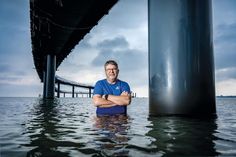 Dipl.-Ing. Torsten Hauser, der Geschäftsführer der Deutsch dänischen Wasserbau GmbH, LOS 1: Gründung der Maritim Seebrücke.