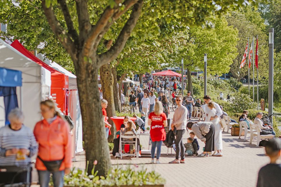 Einmaliges Zwischenspiel: Der Malenter Landmarkt findet am kommenden Wochenende ausnahmsweise auf der Diekseepromenade statt.