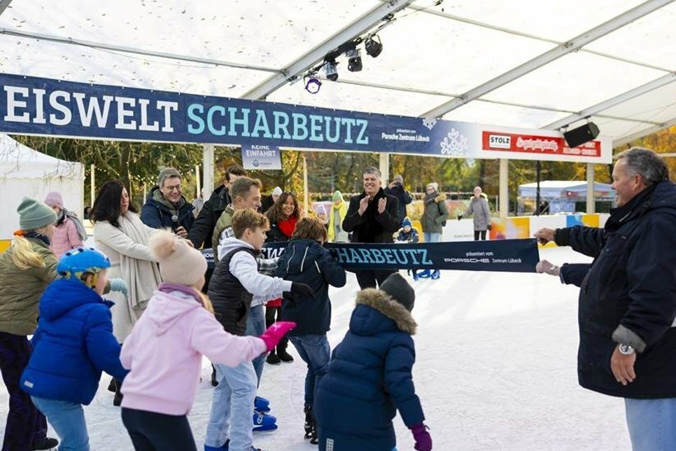 Eröffnung der Eiswelt Scharbeutz.