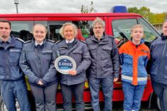 Die Kameradinnen und Kameraden der Freiwilligen Feuerwehren Lutterbek, Lebrade, Martensrade sowie Pülsen freuen sich über jeweils 3000,- Euro Unterstützung.