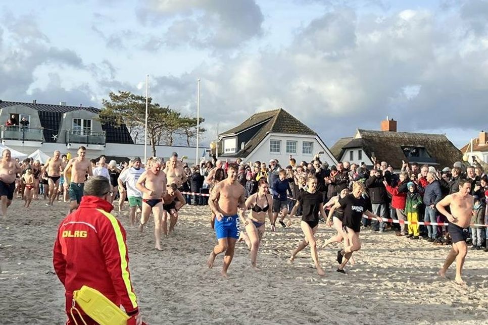 „Auf die Plätze, fertig, los!“ In Dahme fiel um 12 Uhr der Startschuss für die Anbader.