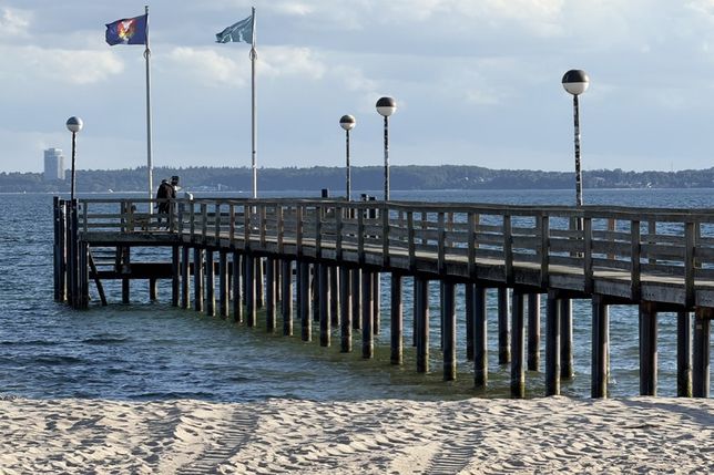Die Seebrücke in Pelzerhaken.