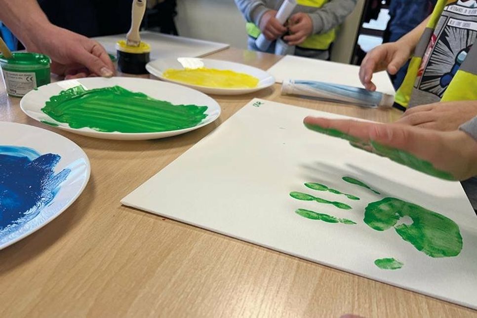 Die Kinderfeuerwehr Scharbeutz hat mit den Kids das Projekt „Hand, Mund, Fuß“ durchgeführt.