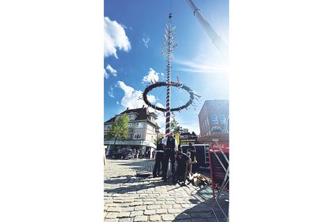 Bürgerverein lädt zum Maibaumaufstellen und zur Maifeier ein