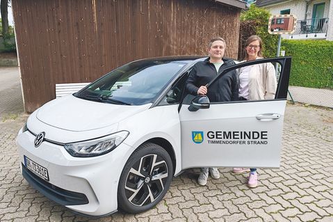 Neues E-Auto der Gemeinde Timmendorfer Strand