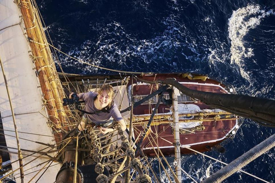 Die Fotografin Verena Brüning hat die Atlantik-Überquerung mit der Kamera begleitet.