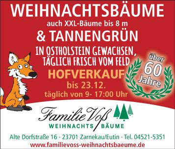 Weihnachtsbäume & Tannengrün 