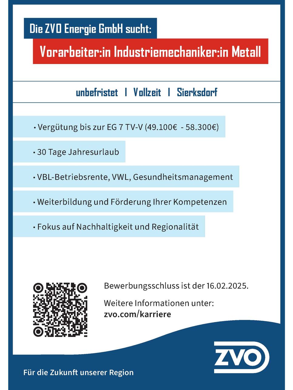 Stellenanzeige Industriemechaniker