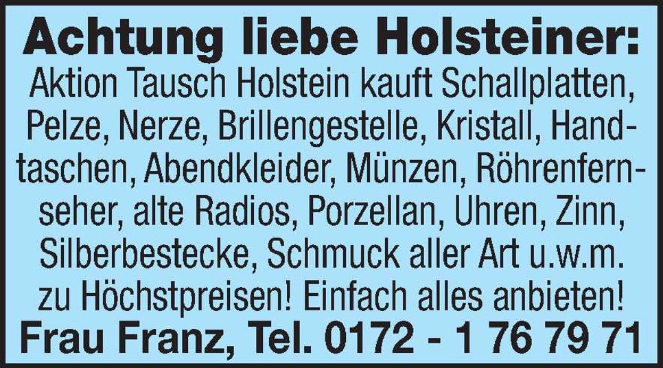 Achtung liebe Holsteiner