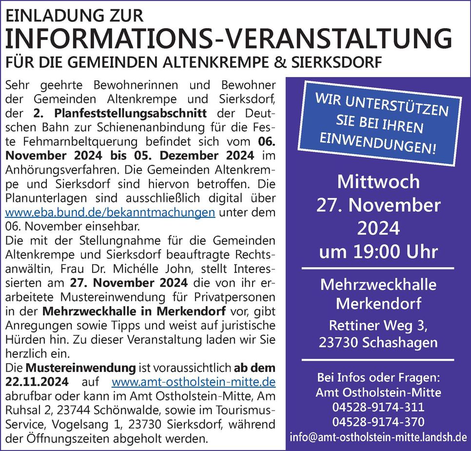 Informationsveranstaltung