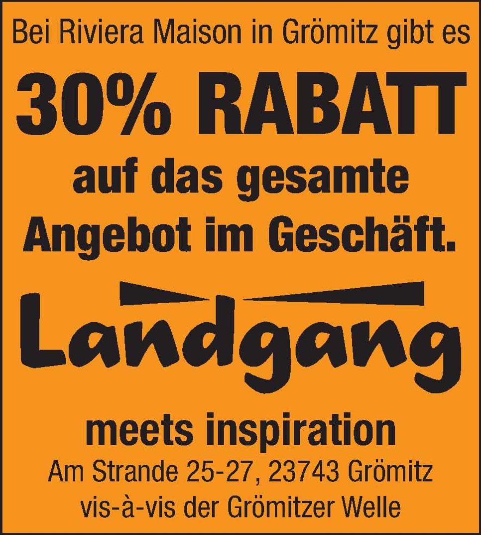 30% auf das gesamte Sortiment