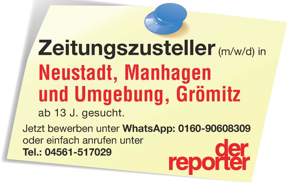 Zustellersuche Notizzettel mit Ort