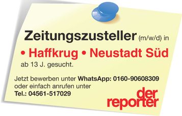 Zustellersuche Notizzettel mit Ort